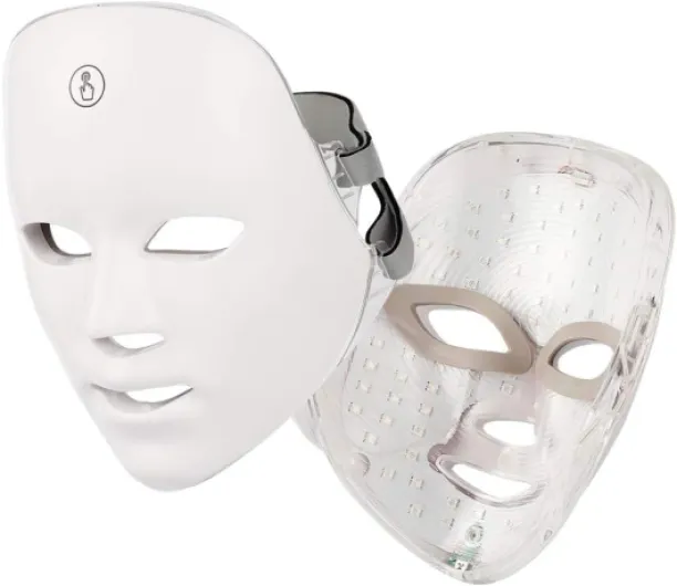Masque facial LED USB thérapie de rajeunissement de la peau Anti-Acné élimination des rides masque pour le soin de la peau