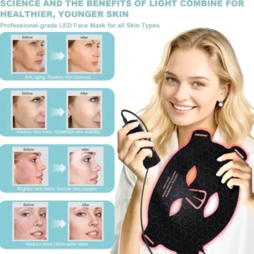 Test du masque LED de visage et cou : la luminothérapie à domicile pour tout type de peau