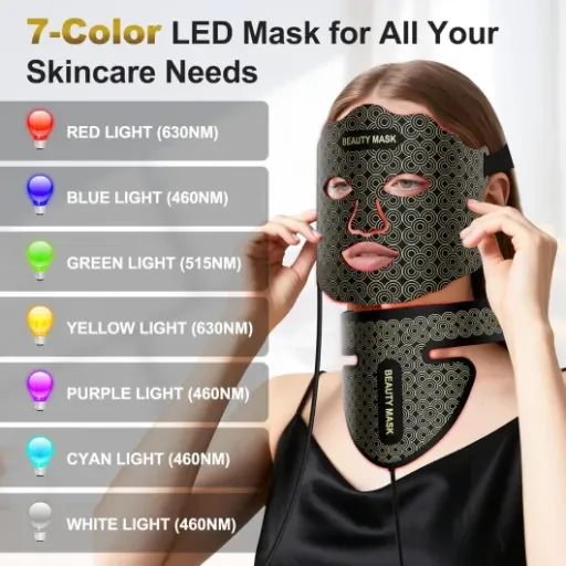 Test du Masque LED Visage Rkdely : un soin à domicile sans prétention