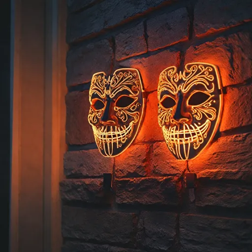 Masque halloween LED : l’accessoire lumineux qui sublime votre déguisement