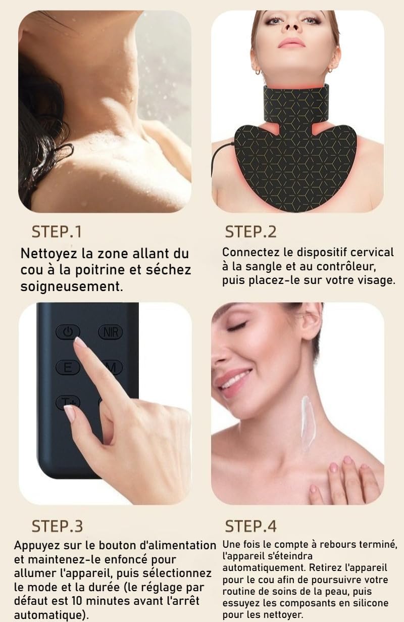 Korons Masque Visage LED Thérapie Facial A La Lumière Proche Infrarouge,masque Visage Luminothérapie Pour Tous Les Types De La Peau Anti-rides Rajeunissement (1 PC)