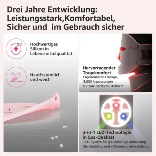 Test Masque LED IFAE 630/830 nm : un gadget soin maison qui fait (un peu) le taf