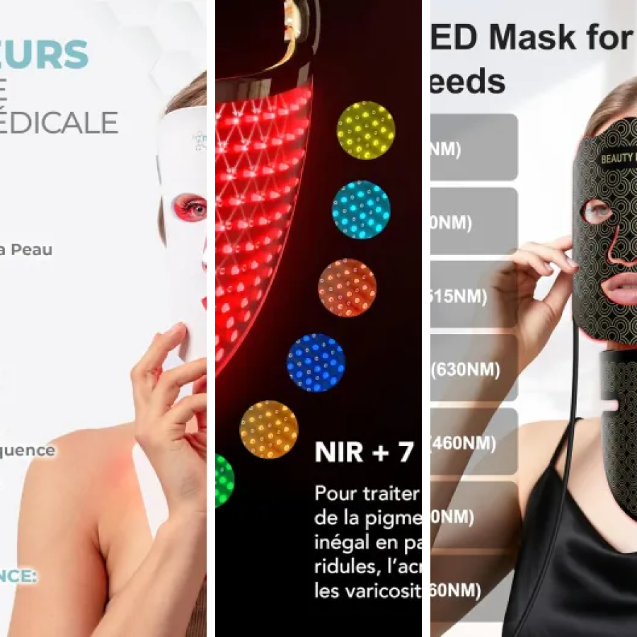 Guide d'achat : les 4 meilleurs masques LED décolleté (2026)