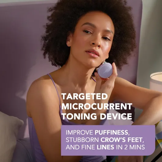 BEAR mini Appareil de lifting ciblé par Micro-courants - Appareil Anti Rides Visage - Lifting visage non invasif et visible - Appareil Massage Visage - Lavander Violet