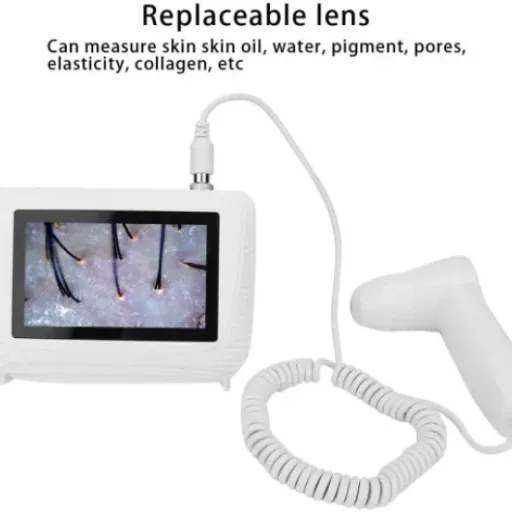 Test détecteur de peau et cheveux TMISHION : un petit microscope pratique pour salons et curieux