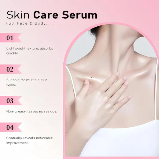 Sérum Visage Anti-Rides&Taches Finones,Vitamine C,Hyaluronique - Sérum à l'acide hyaluronique et vitamine C:lisse les ridules, atténue les taches et illumine le teint sans fini gras - 3
