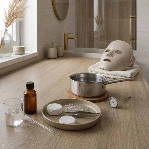 Préparer un sérum physiologique maison sûr et efficace pour l’entretien des masques LED beauté