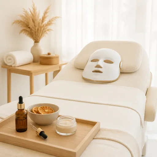 Comment un sérum vitamine C sublime l’éclat sous un masque LED visage