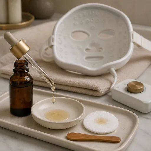 Sérum éclat anti taches et masques LED beauté : l’alliance experte pour un teint lumineux
