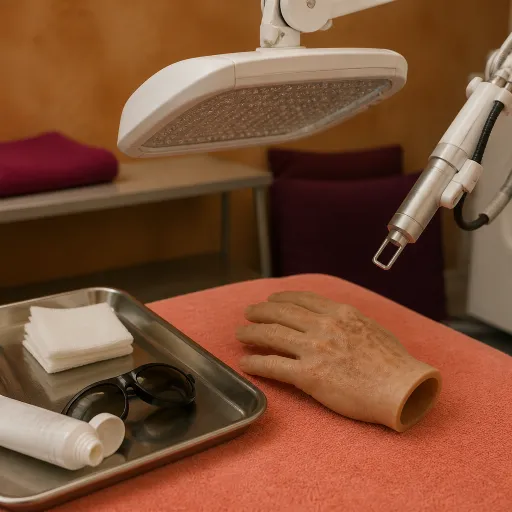 Taches brunes sur les mains après 50 ans : la LED face au laser pigmentaire